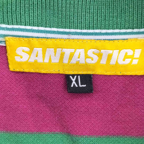 サンタスティック SANTASTIC S/S ボーダーポロシャツ メンズ JPN:XL
